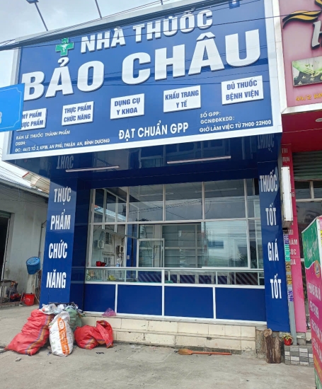 Thi công nhà thuốc Bảo Châu