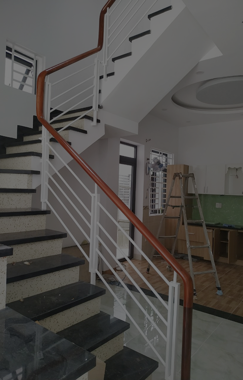 Thi công cầu thang – Lan can 