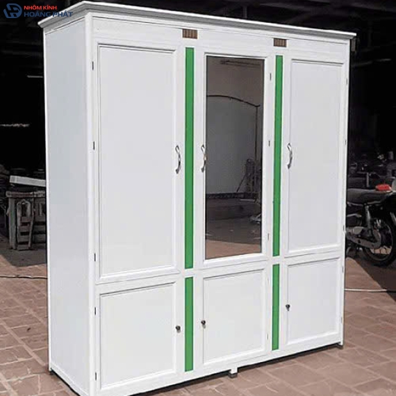 Tủ nhôm trắng